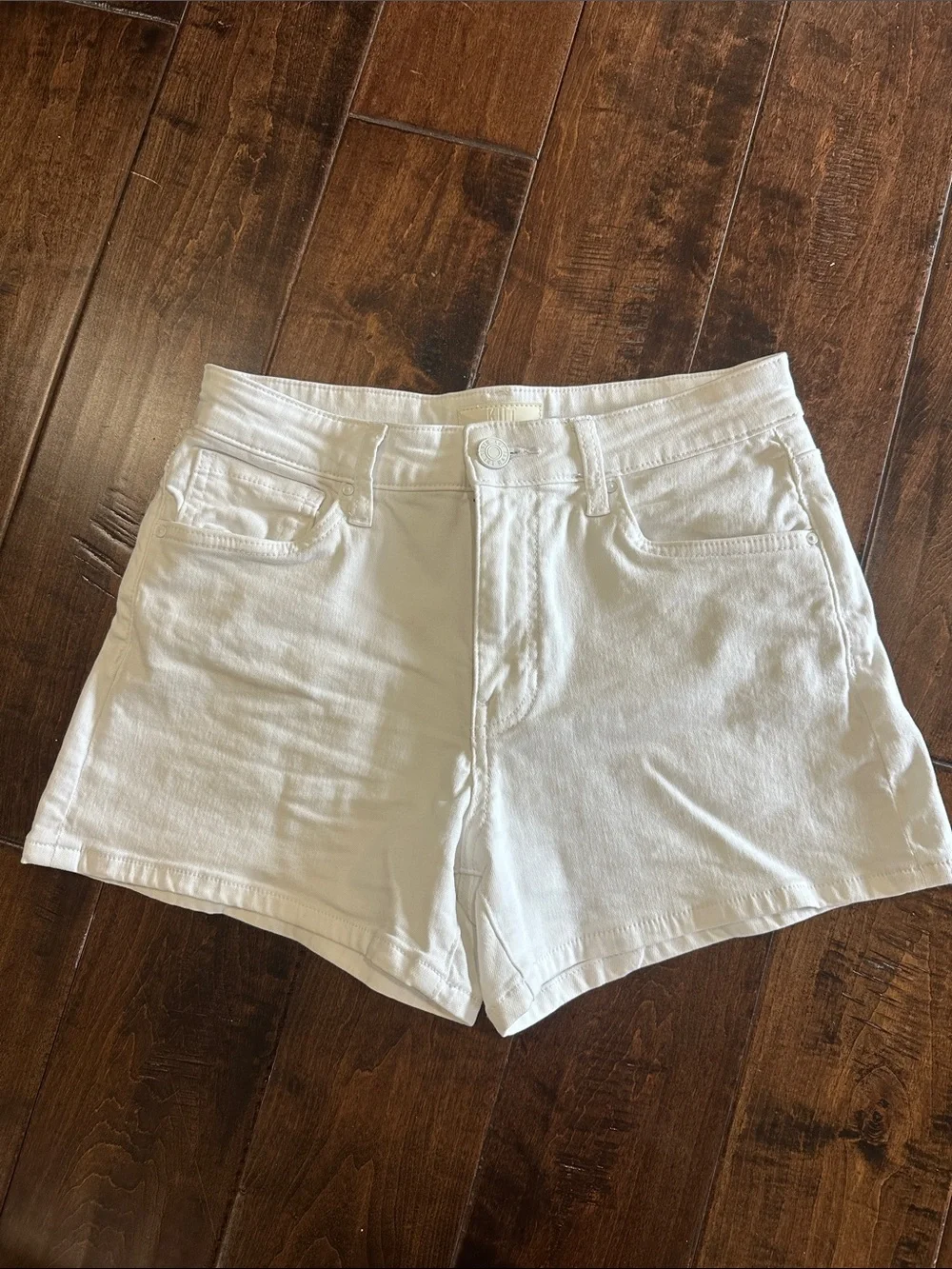Kut From The Cloth White Denim Shorts